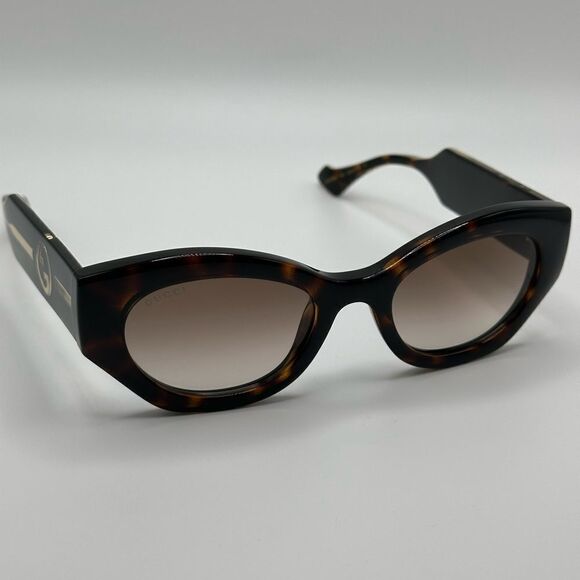 NEW Gucci Sunglasses GG1553S 002 Havana Crystal Brown Women